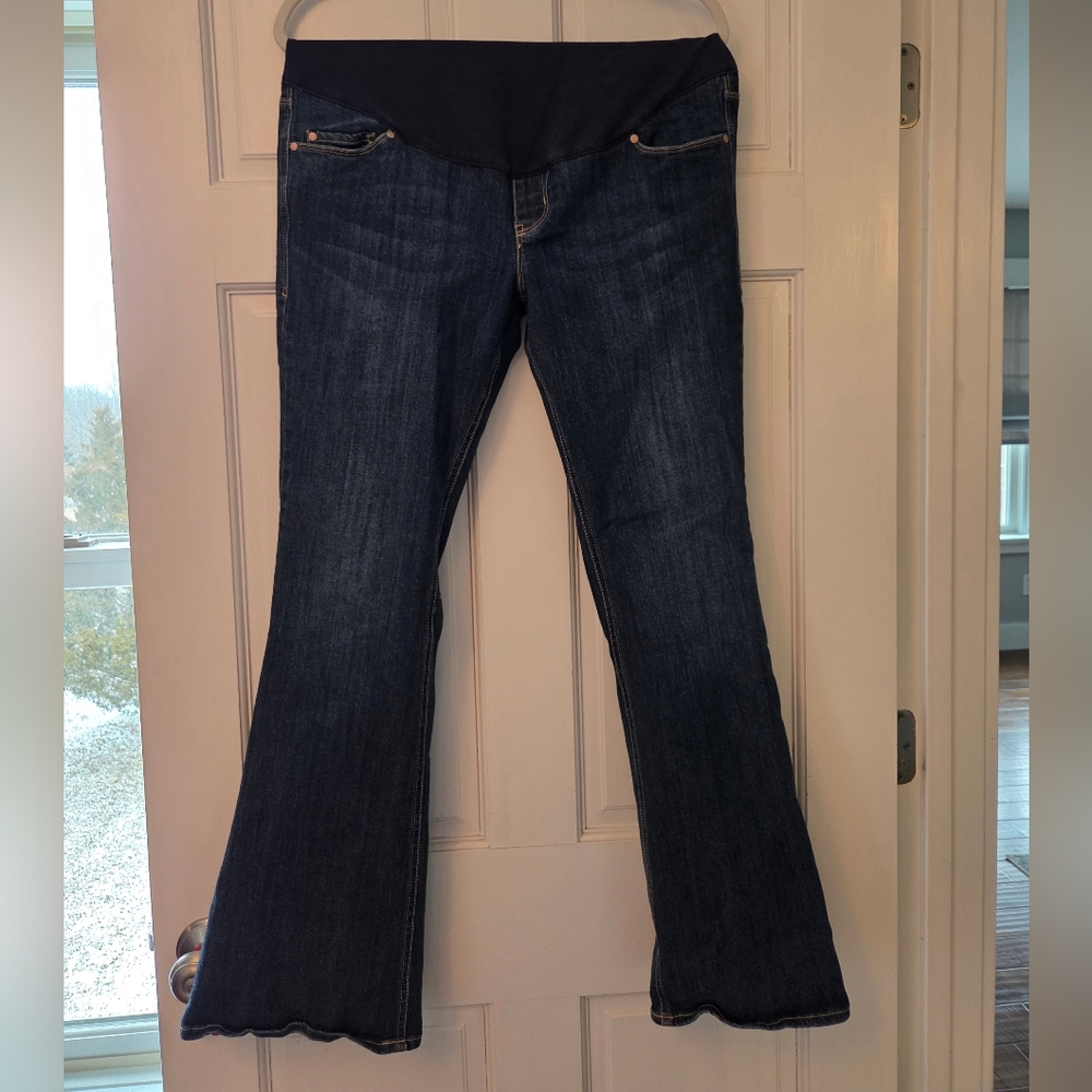Old Navy Flare Maternity Pants Size 10